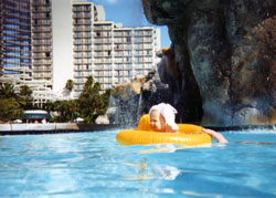 In the Hyatt pool circa 1992